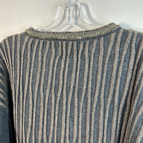 Tosani Vintage 3D Coogi Style Wool Sweater Size M - Picture 8 of 9